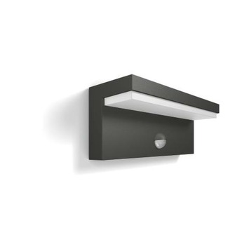 Philips wandlamp Bustan met geïntegreerde led 2x4,5 W grijs