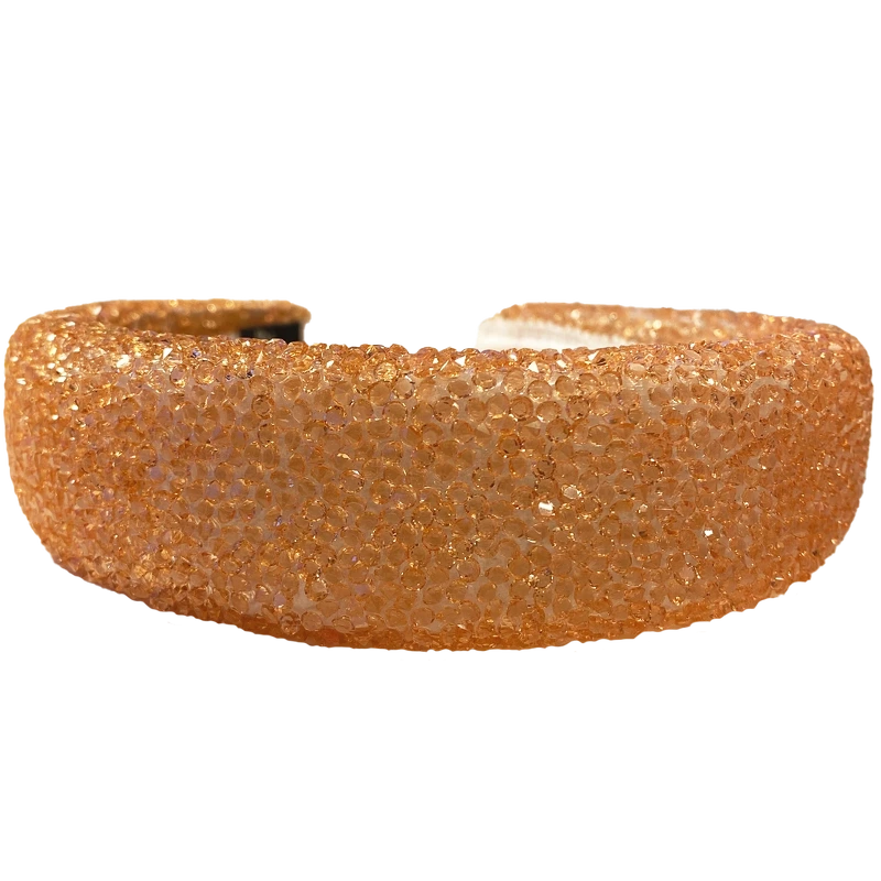 By Stær LIN Hairband - Glitter Peach