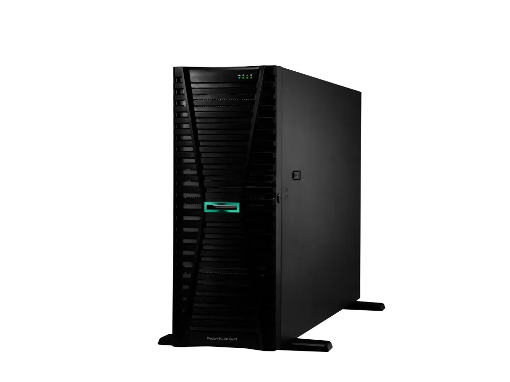 HPE ProLiant ML350 Gen11 - Server - tower 4U - 2-vejs - 1 x Xeon Silver 4510 / op til 4.1 GHz - RAM 64 GB - SATA/SAS/NVMe - hot-swap 2.5