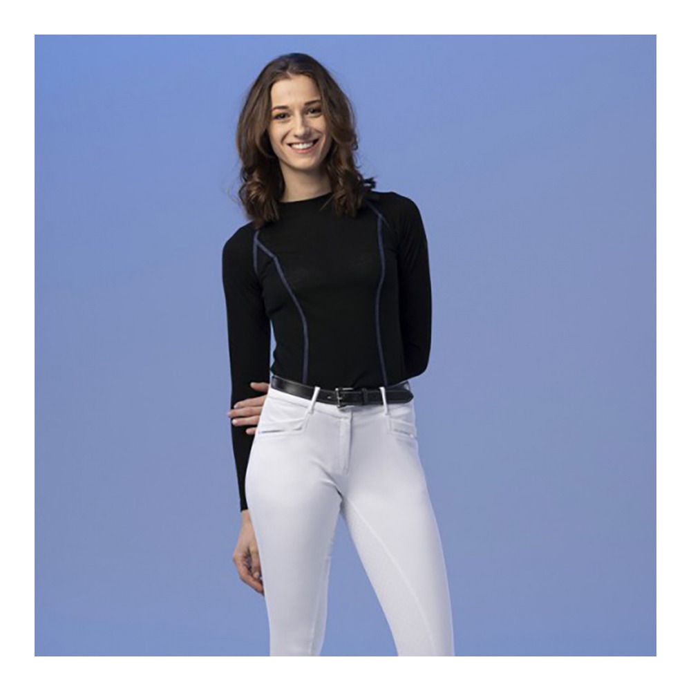 Equitheme RASSEMBLER - Tee-shirt Femme noir