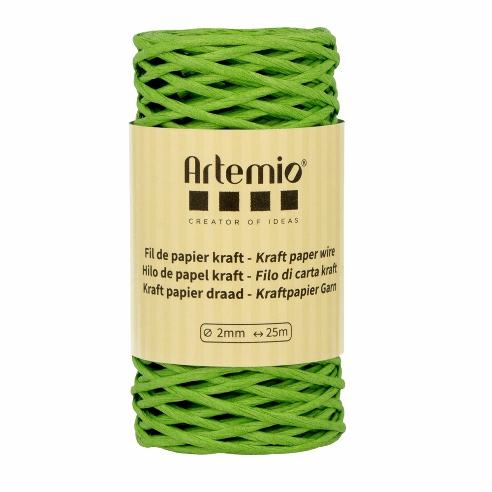 11 bobines de fil de papier kraft 2mm x 25 m