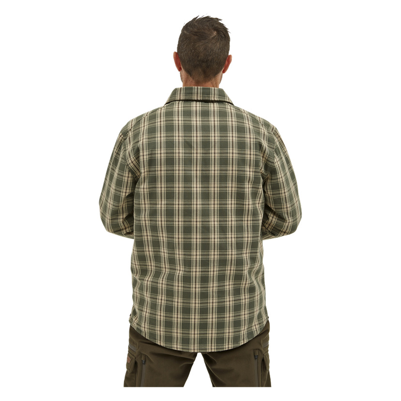 Vindtett flanellskjorte XL