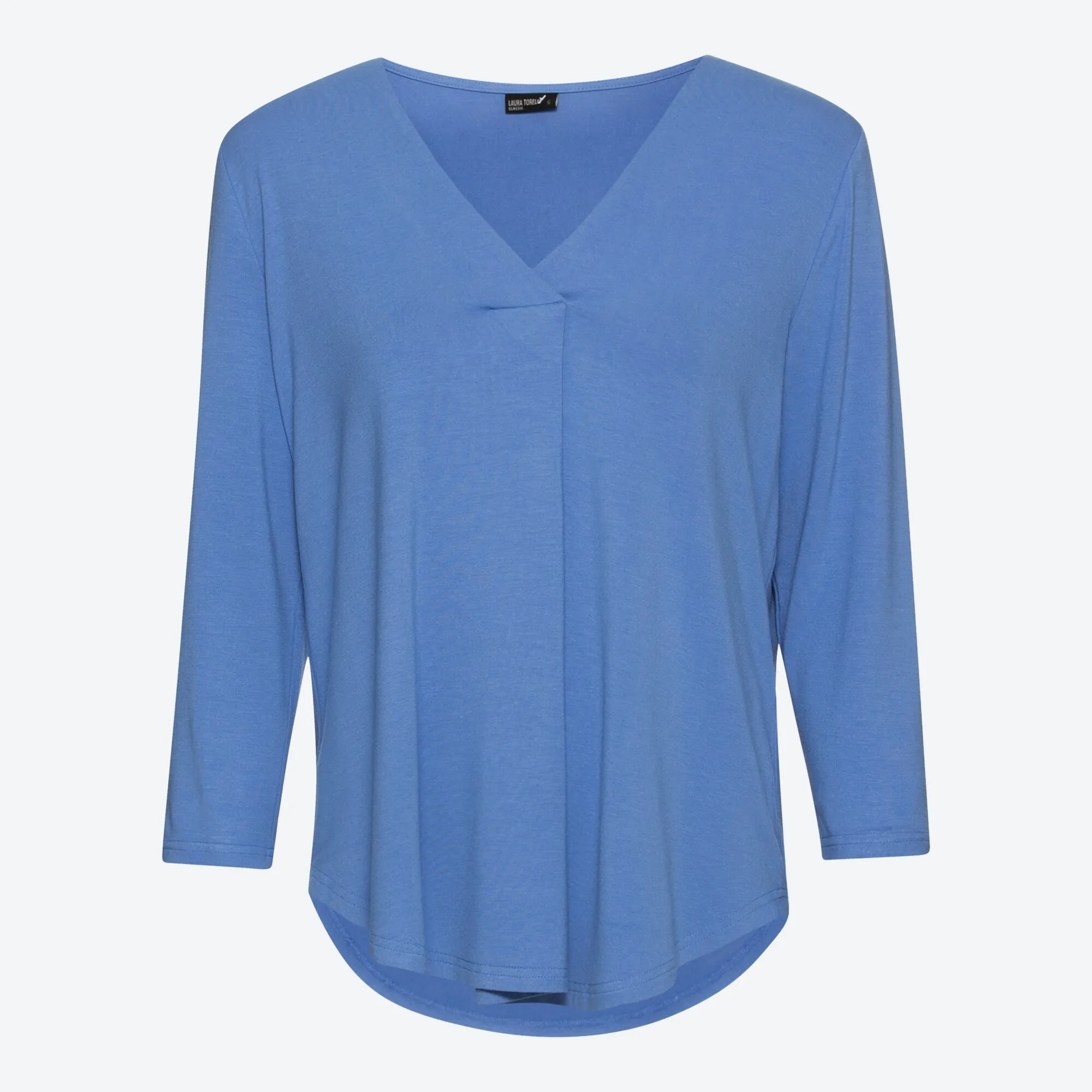 Damen-Blusenshirt mit Zierfalte