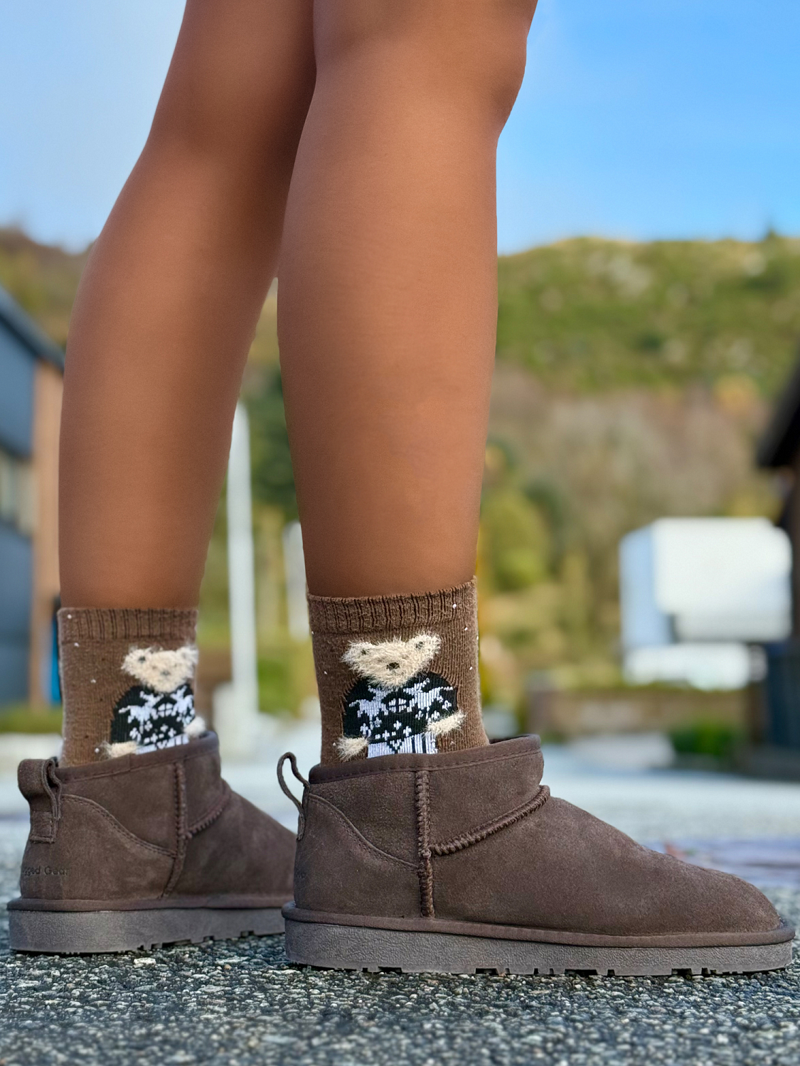 Rugged Gear Brown low suede water resistant