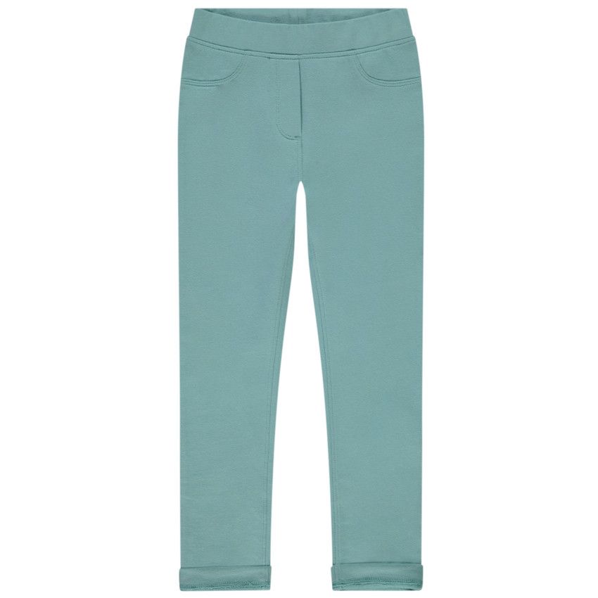 Jegging uni pour enfant fille - Vert