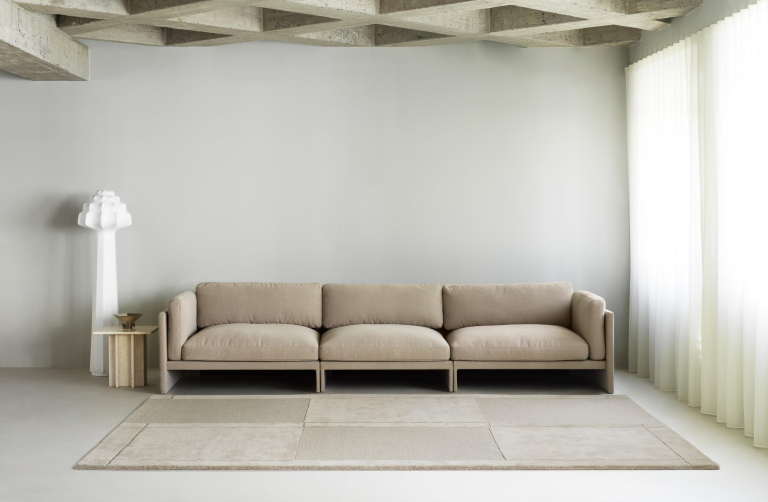 Normann Copenhagen Level vloerkleed 250x350 Light Yellow