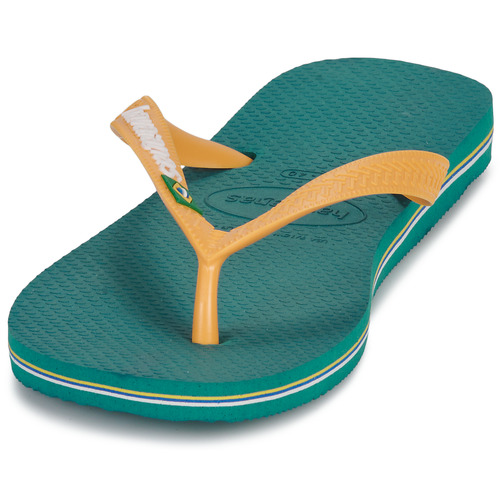 Havaianas - BRASIL LOGO Verde / Amarillo