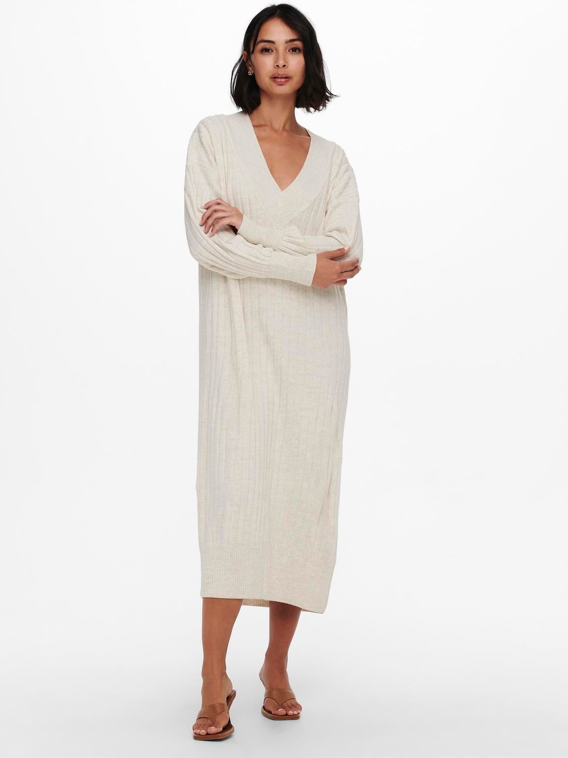 ONLNEW Langes Kleid Pumice Stone