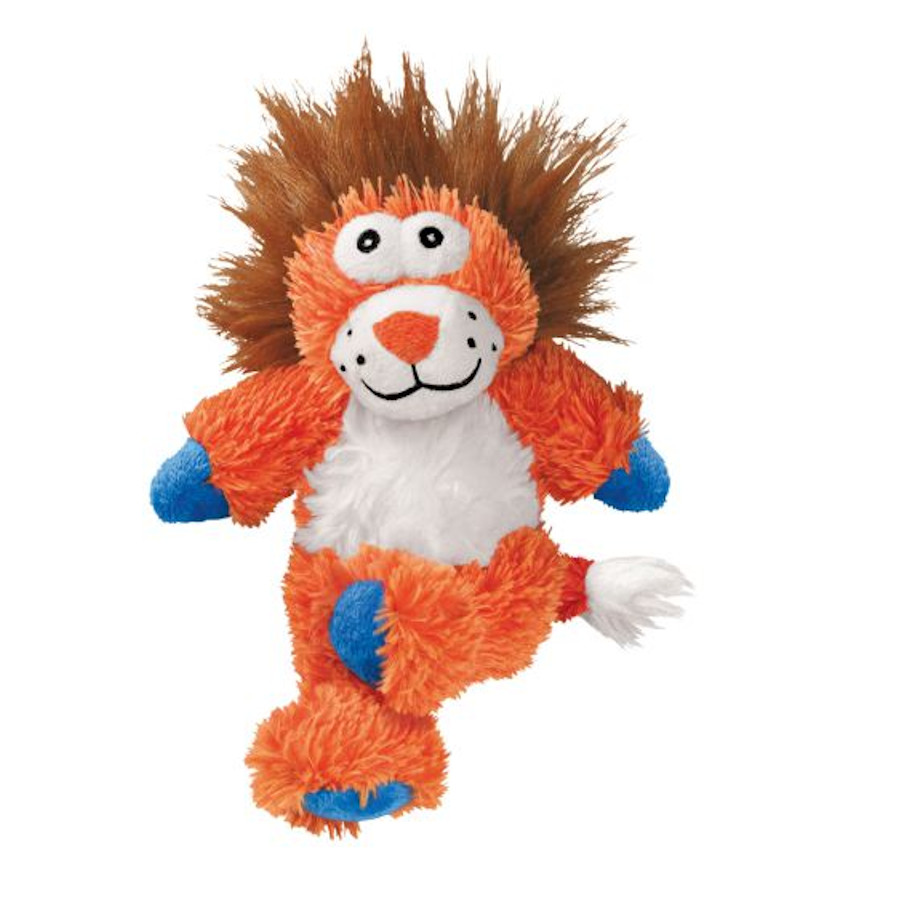Leão de pelúcia Kong Cross Knots para cães