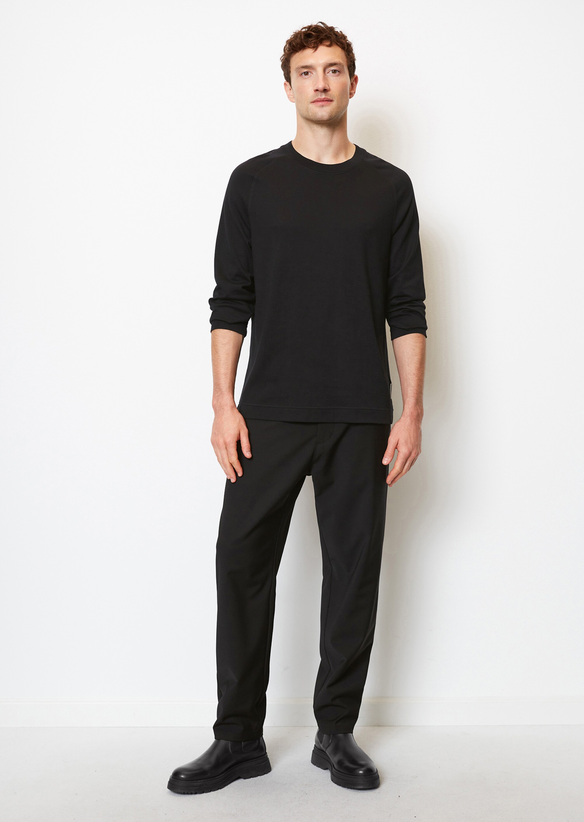 Longsleeve regular aus softem Heavy-Jersey