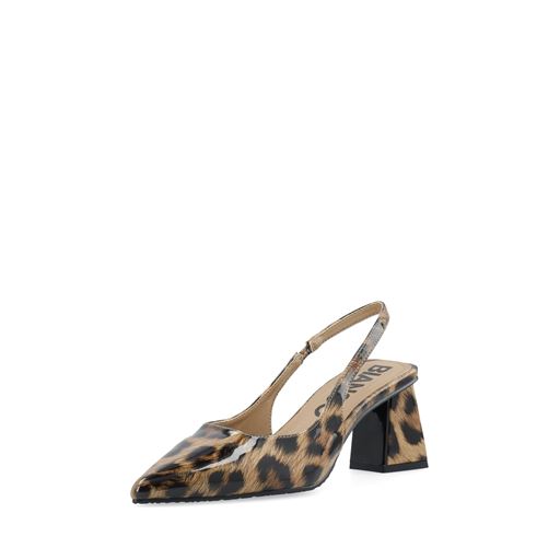 Bianco BIAMaralyn Slingback Højhælede Sko, Leo Print, 40