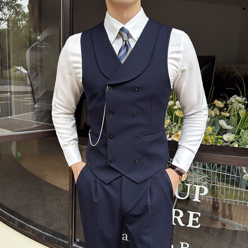 Blueforce - Dubbelrijs effen vest