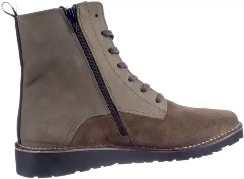 0842540 Wolky taupe/groen - maat 40 veterboot taupe/groen - maat 40 Calandschoen