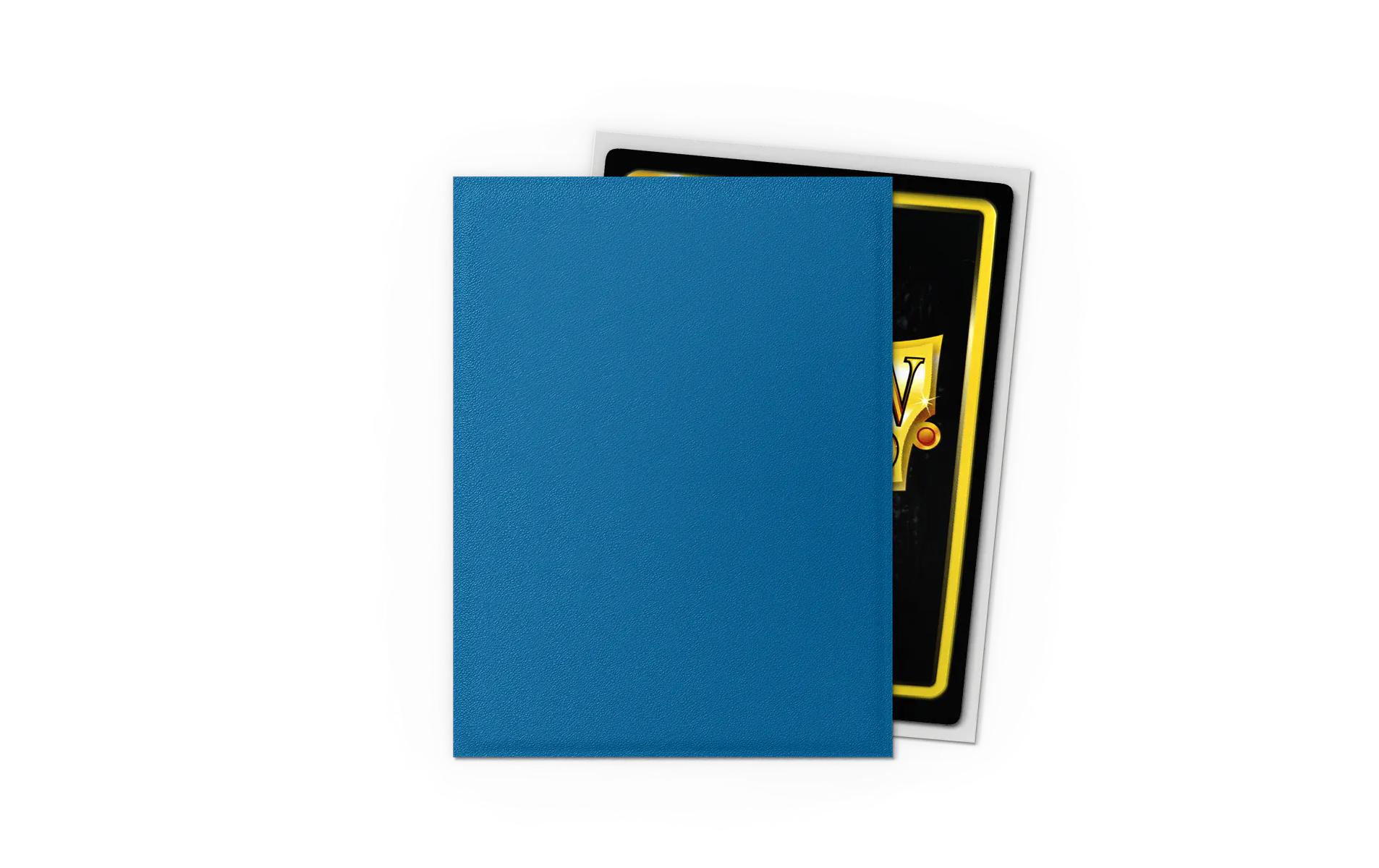 Kartenhülle Dual Matte – Blue SilverDeckbox mit Kartenhüllen im Format 63 x 88 mm