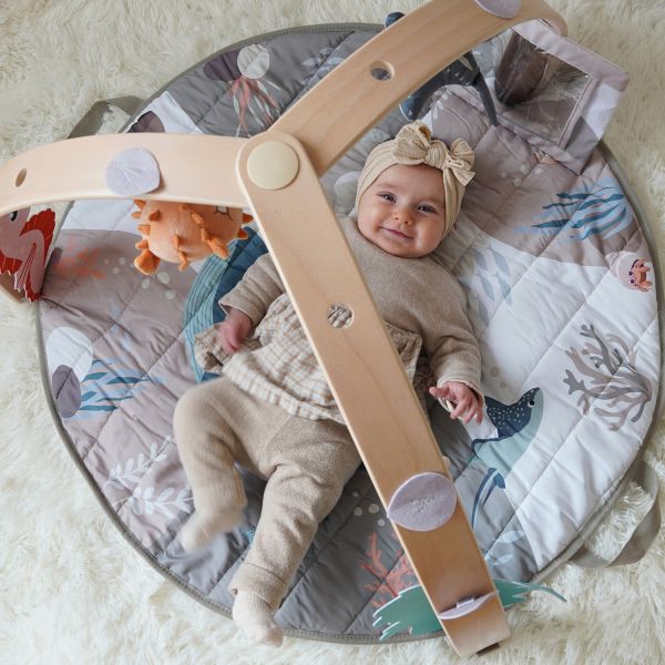 Bo Jungle Wooden Play Gym - Ocean Bliss
