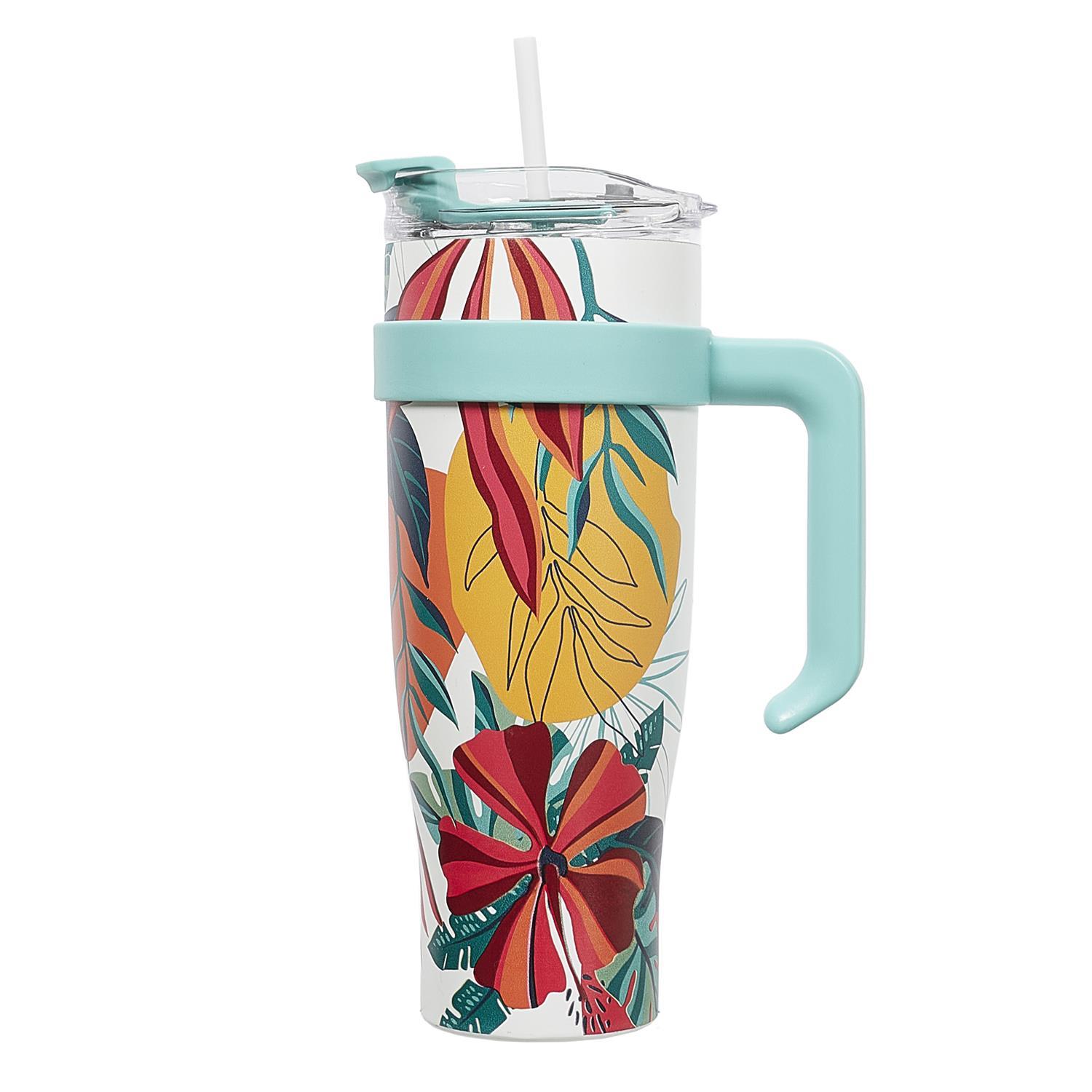 MUG TRANSPORT MIAMI FLEURS TROPICALES 1.2L