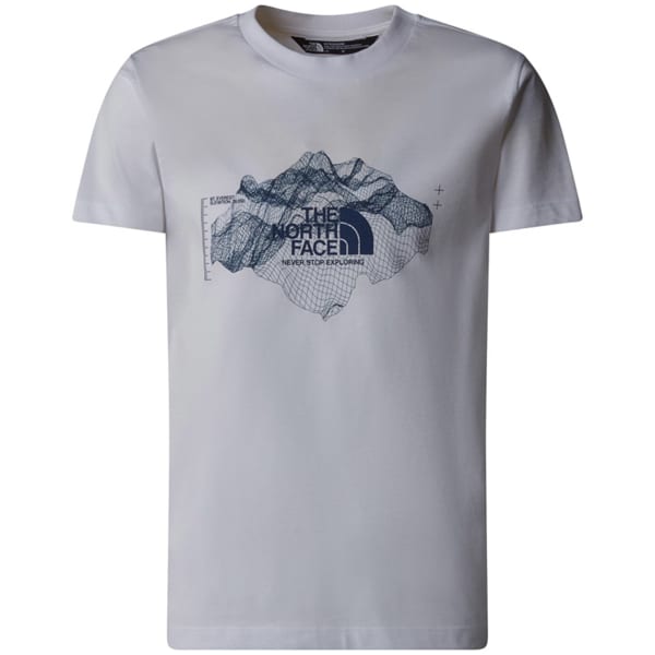 T-shirt THE NORTH FACE B TOPOGRAPHIC S/S TEE TNF WHITE