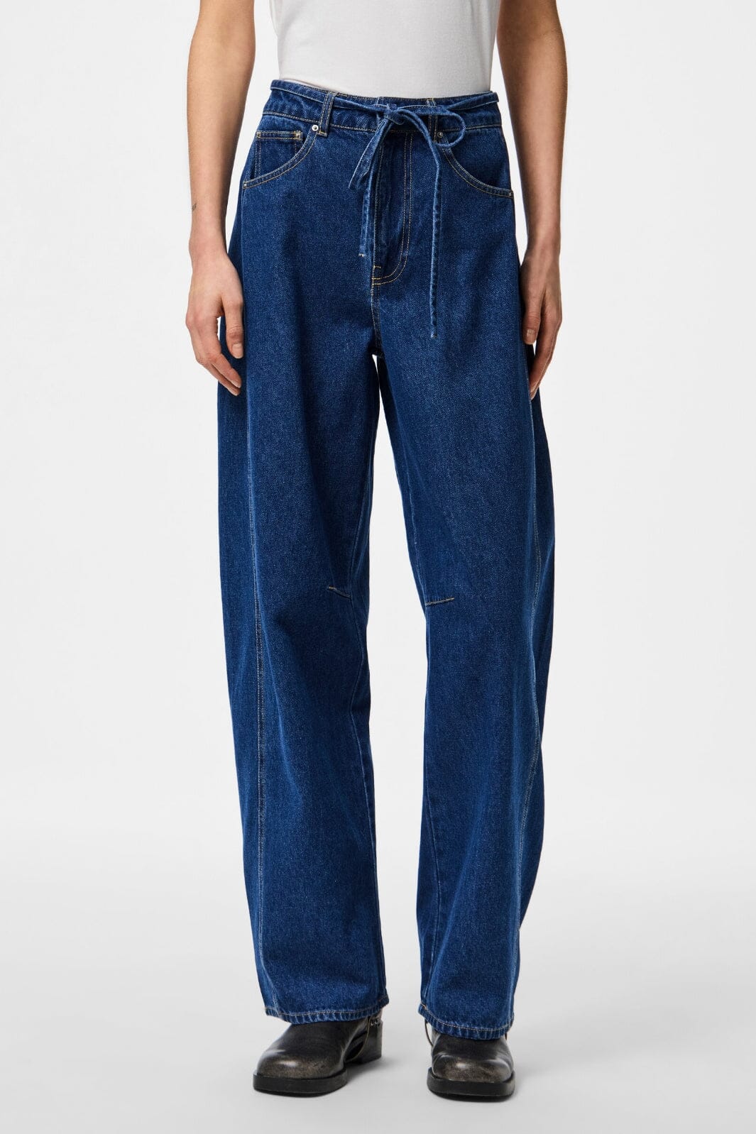 Pieces Pcfenna Tie Barrel Jeans Fsy