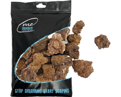 Aquariumdecoratie Me Nature Me Nature Nano Detail Rode Lavasteen 2 kg Aquascaping, biotoopaquarium