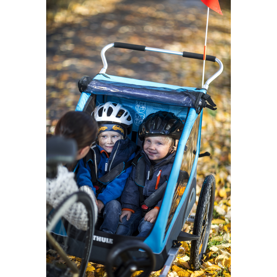 THULE Kinderfahrradanhänger Coaster XT Blue