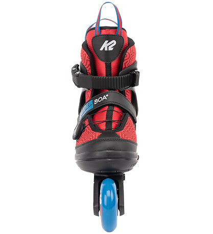 K2 Rulleskøjter - Raider Boa - Sort/R?d