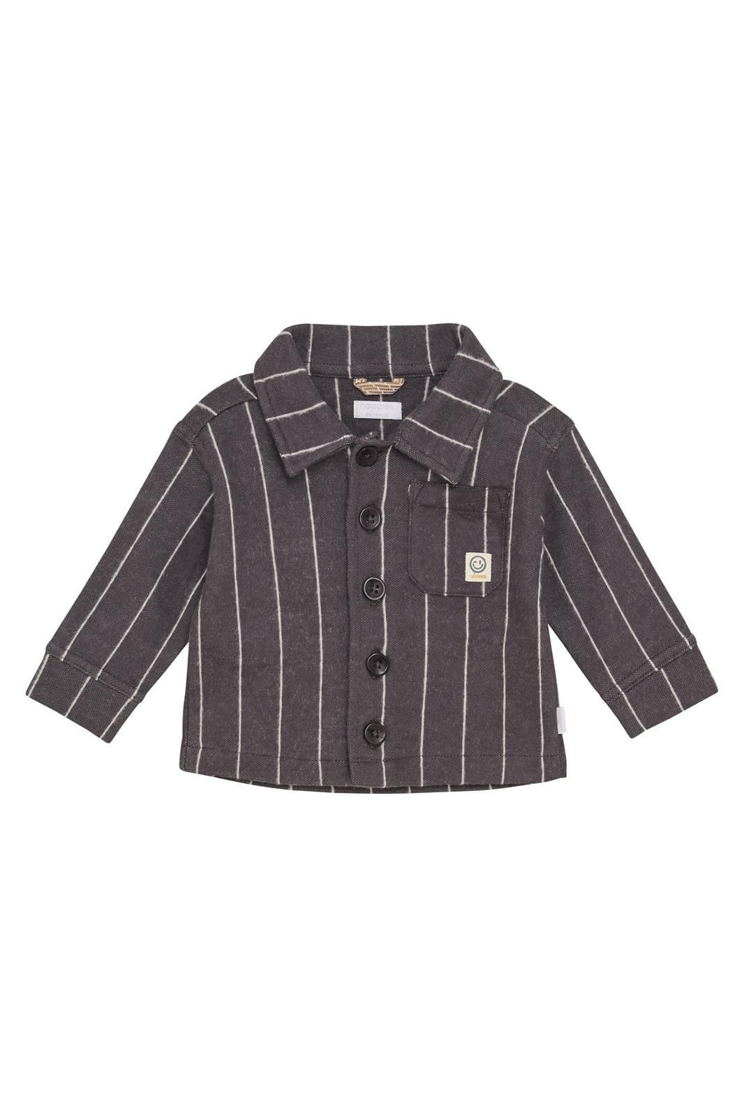 Noppies Baby Vest Seeley - Stripe Pattern Dark Grey