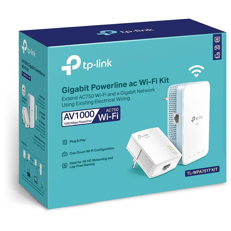 TP-Link TL-WPA7517 KIT - Pack 2 CPL1000/WiFi AC750