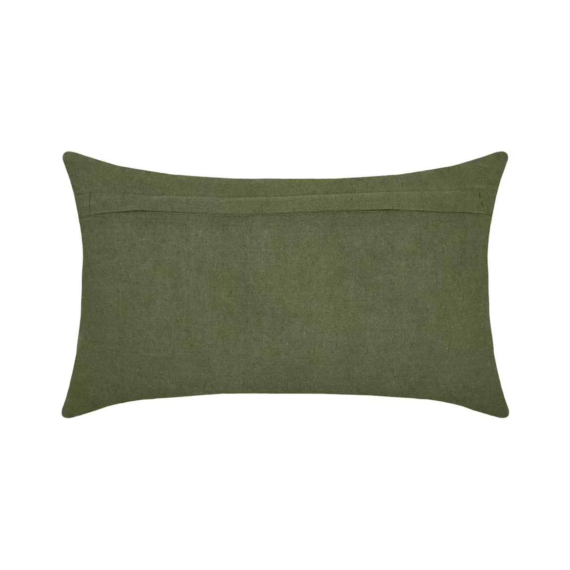 Coussin rectangulaire coton (30 x 50 cm) Happy Vert