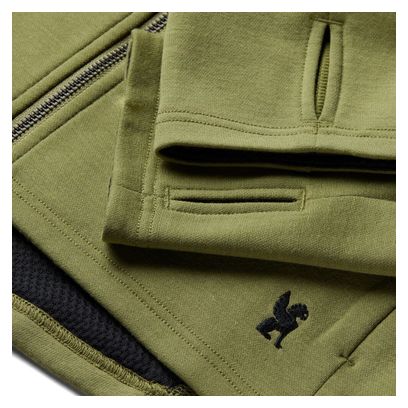 Sweat à Capuche Chrome Merino Cobra 3.0 Olive
