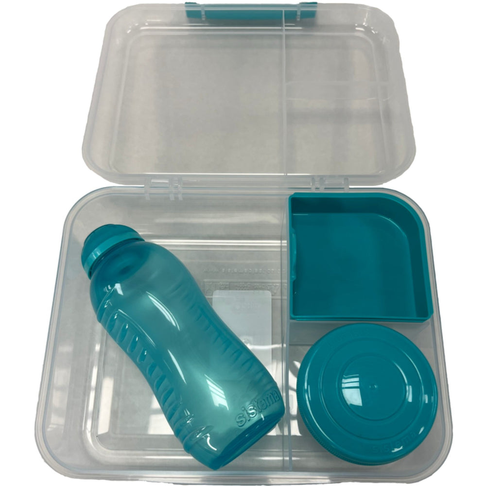 Køb Sistema Bento Madkasse 1,65L With 330ml Drikkedunk