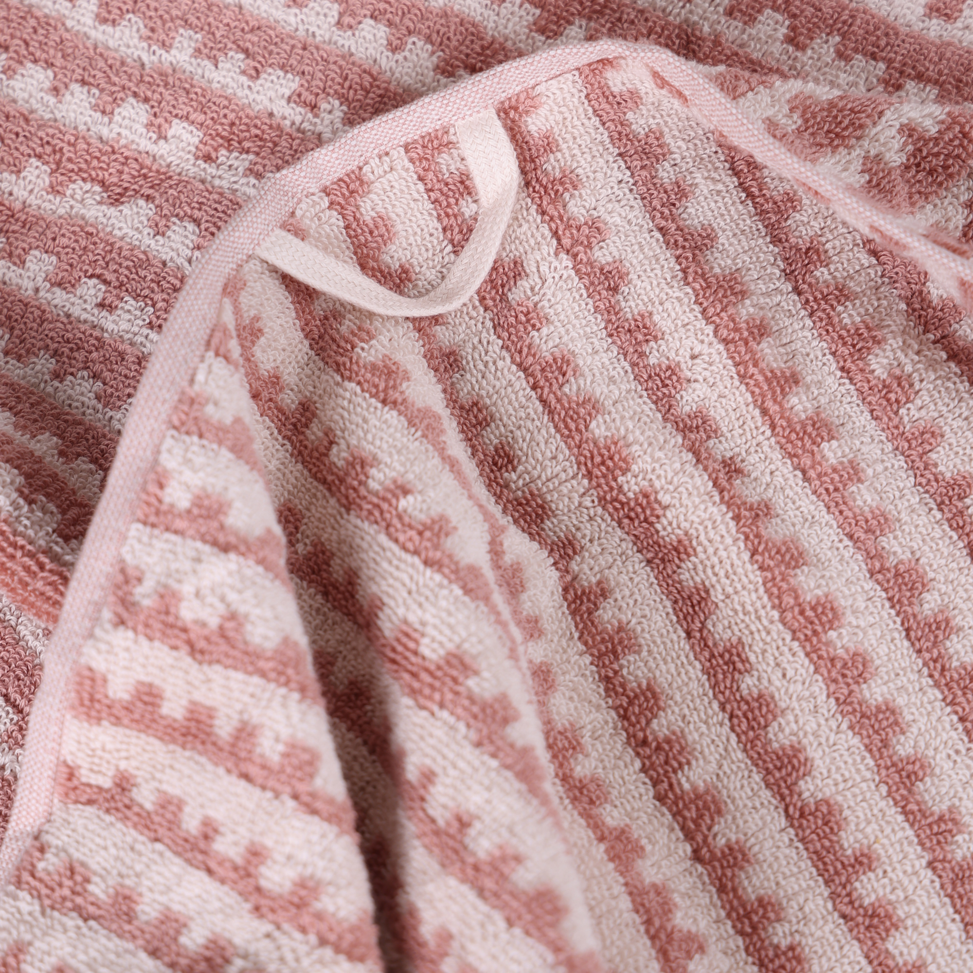 Handdoek Sannah blush 50x100 cm - set van 8