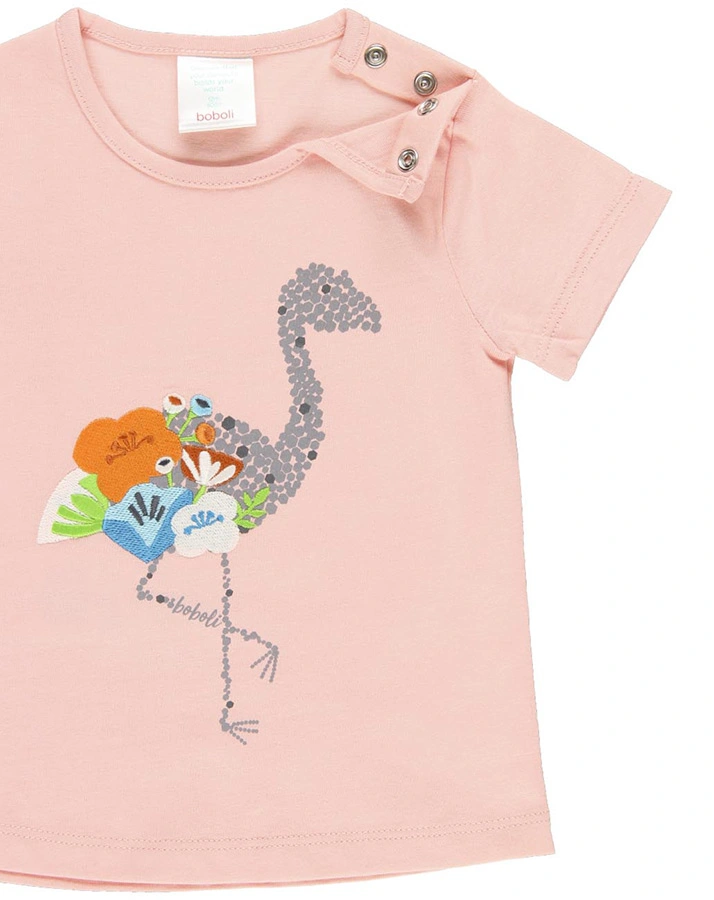 T-Shirt FLAMINGO in rosa