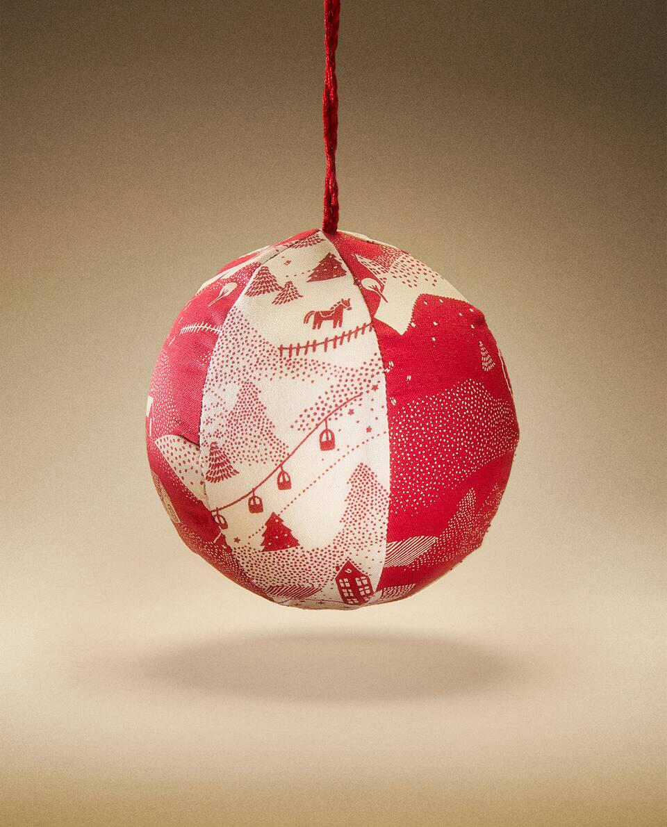 Enfeite de Natal em Patchwork