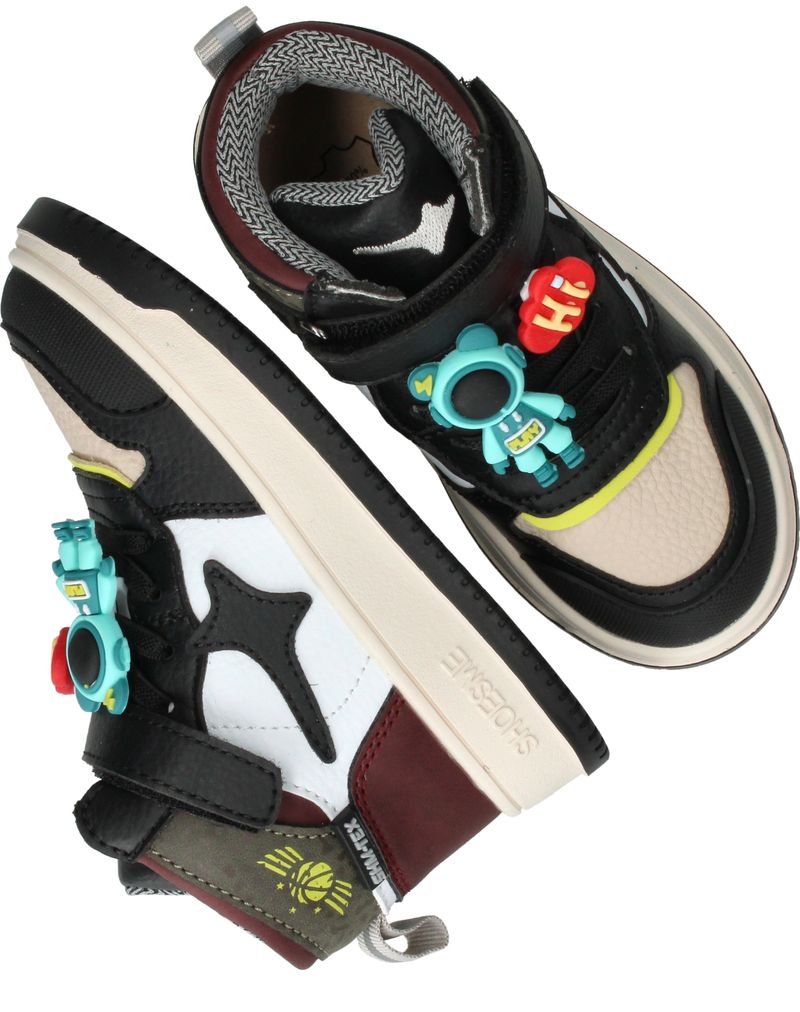 Shoesme New Outsole Sneakers Zwart Jongens