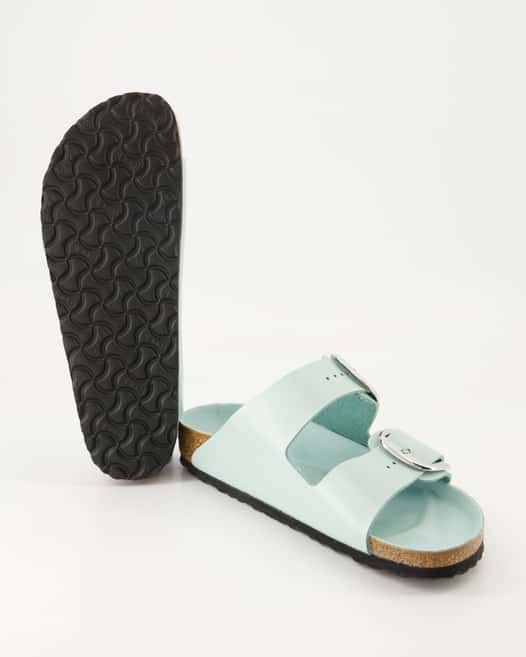 Birkenstock Arizona Big Buckle Pantoletten in Blau
