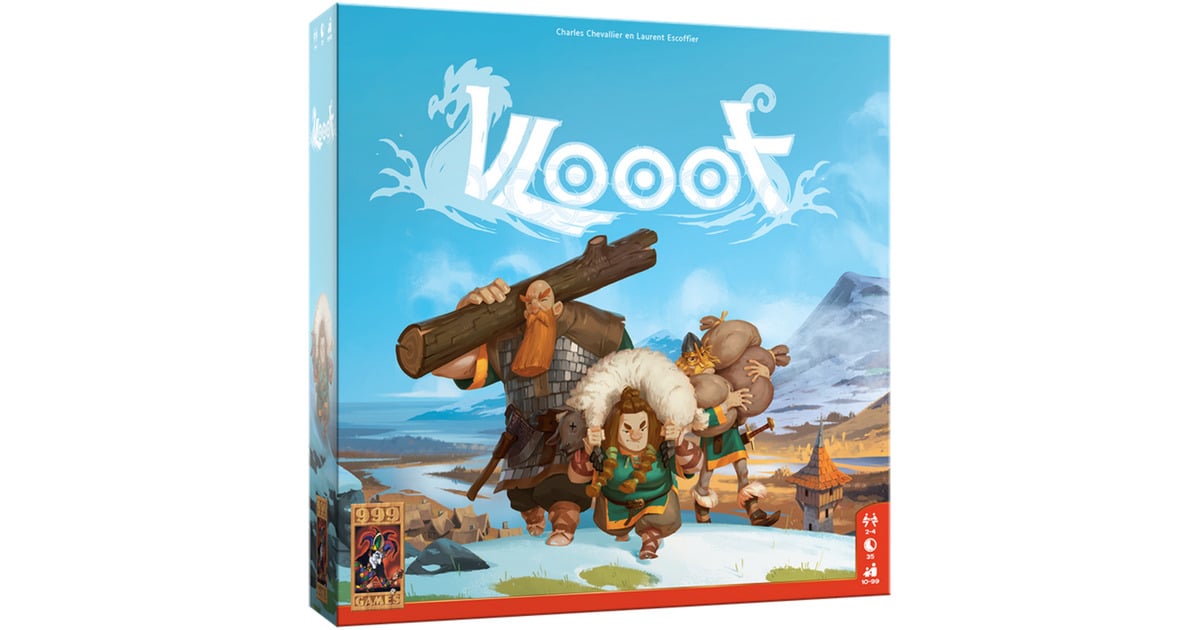 999 GamesVlooot Bordspel  (Nederlands, 2 - 4 spelers, 35 minuten, vanaf 10 jaar)