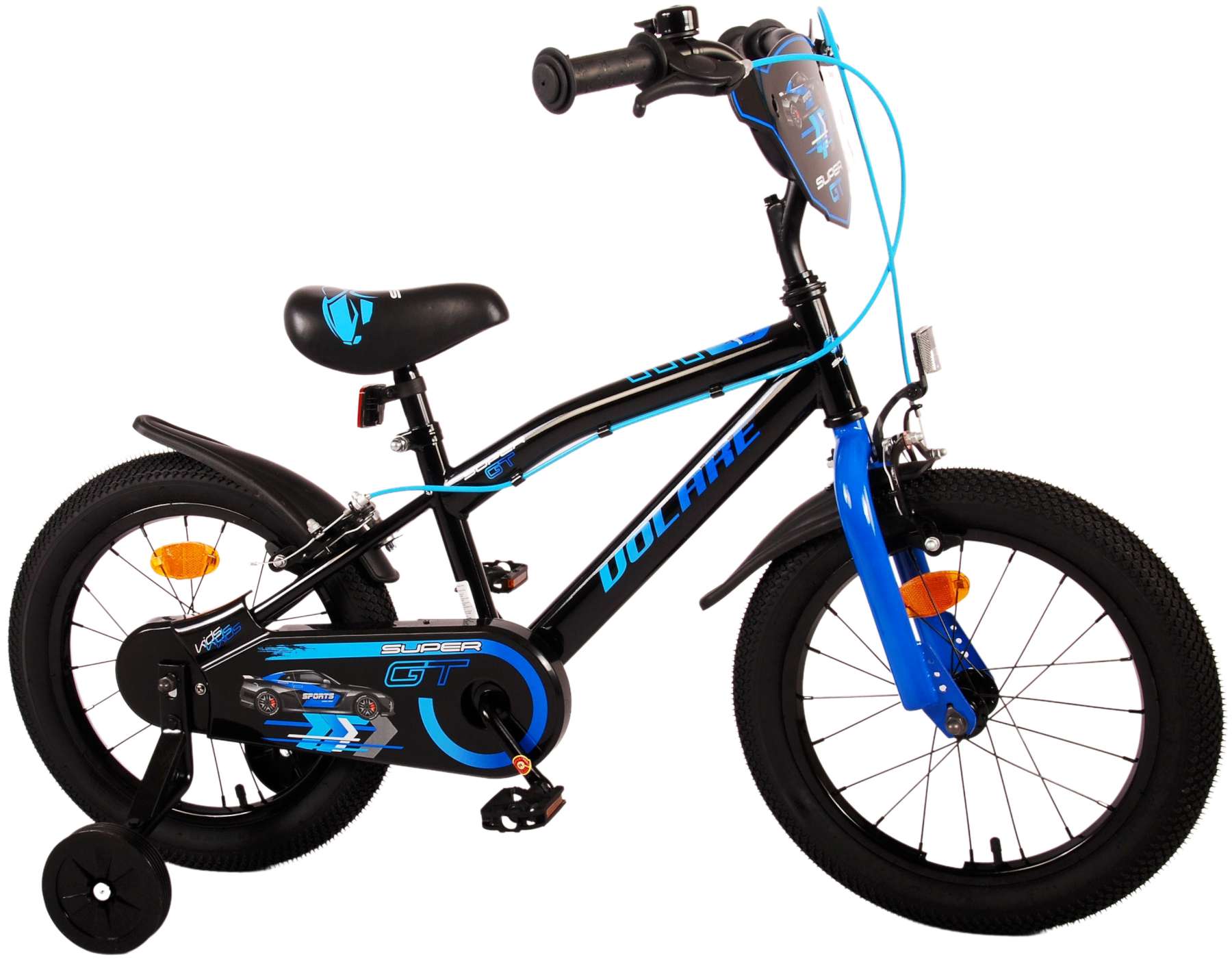 Kinderfahrrad Super GT Fahrrad für Jungen 16 Zoll Kinderrad in Blau