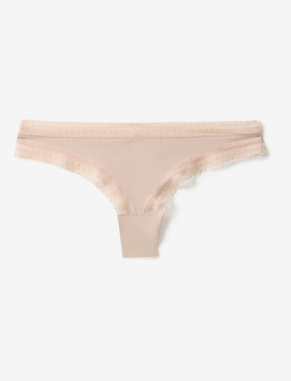 Tanga - beige poudre