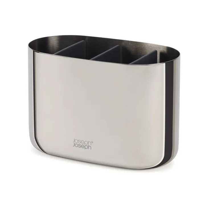 Joseph Joseph - EasyStore Luxe Zahnbürstenhalter, large, Edelstahl