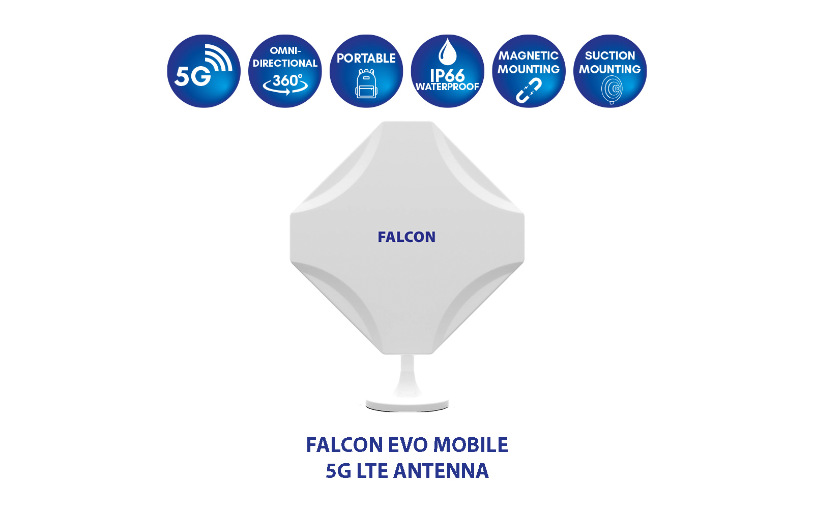 Falcon DIY 5G LTE tragbare Internet Fensterantenne mit mobilem 1800 Mbit/s 5G Cat 22 Router