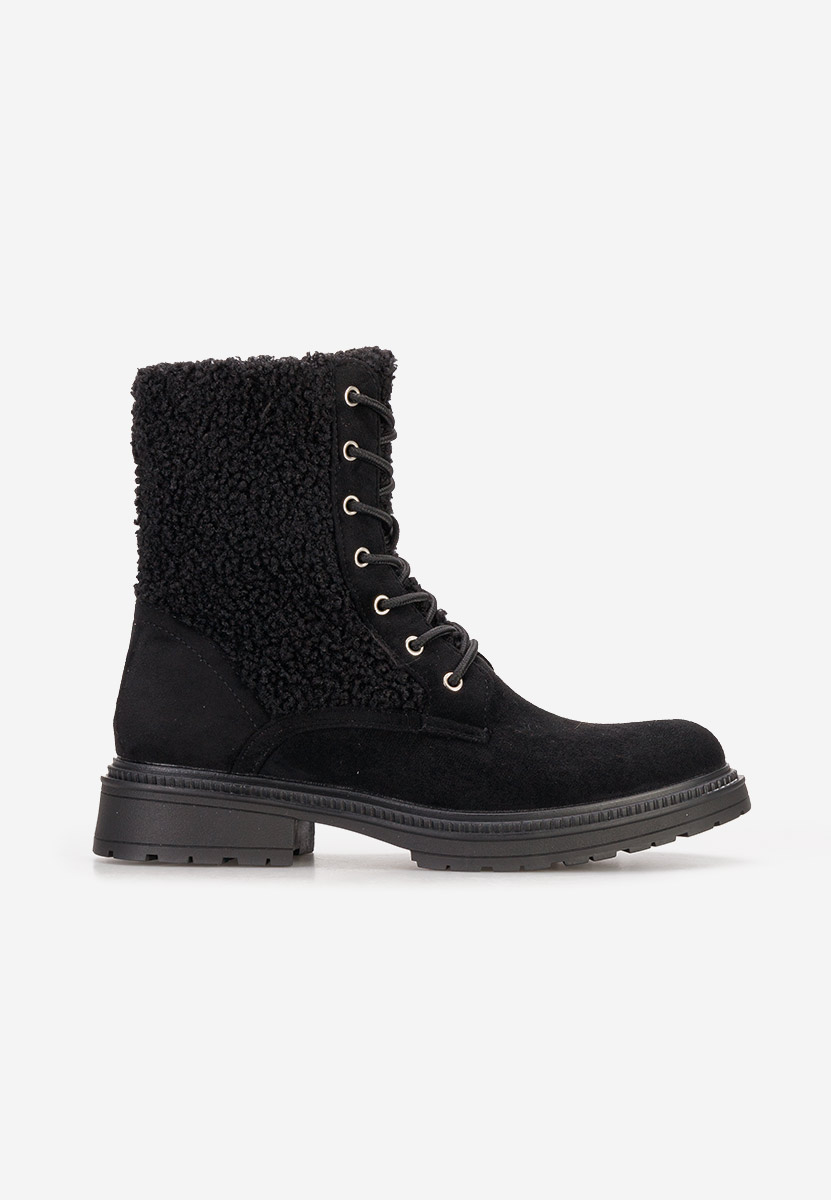 Bottines à lacets femme noirs Milaya