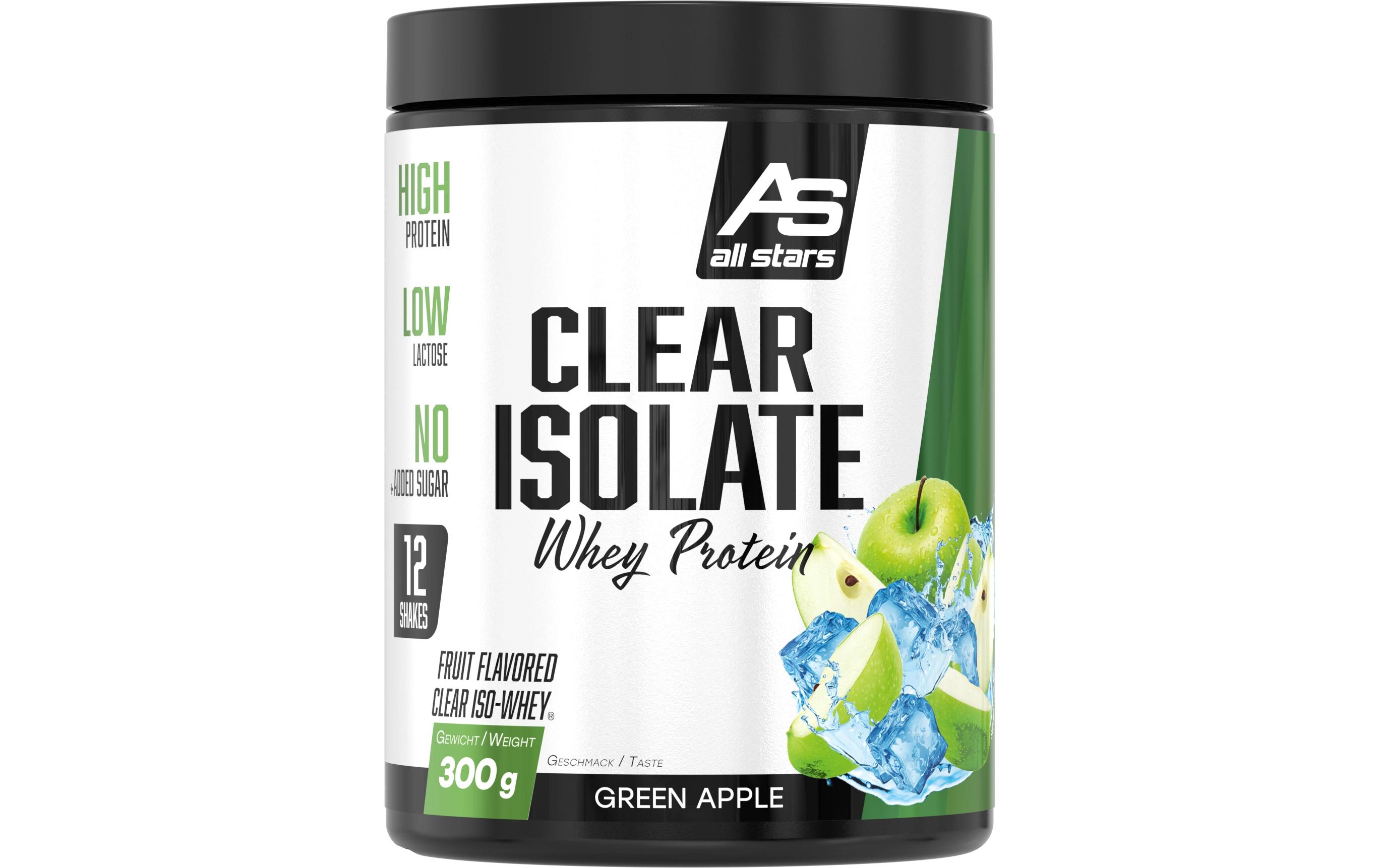 Pulver Clear Isolate Whey Protein Grüner Apfel 300 gProtein-Pulver