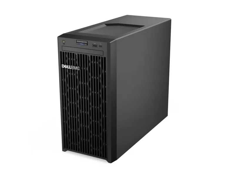 Dell PowerEdge T150 - Server - MT envejs - 1 x Xeon E-2314 / op til 4.5 GHz - RAM 16 GB - HDD 2 TB - Matrox G200 - Gigabit Ethernet - skærm: ingen - sort - med 3 års Basic Onsite
