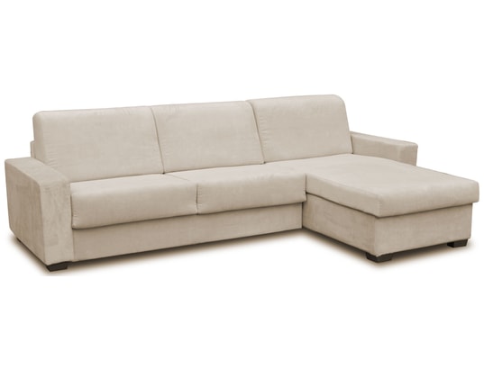 CITY - Canapé lit Varsavia canapé 3 places angle reversible beige140
