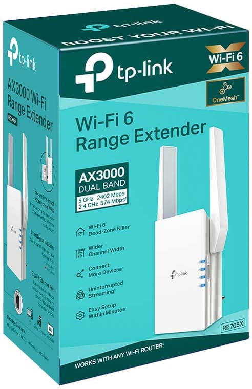 TP-Link RE705X WiFi 6 signalforlænger