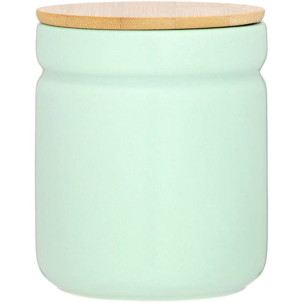 Blokker Soft Shades voorraadpot keramiek groen 0,5L