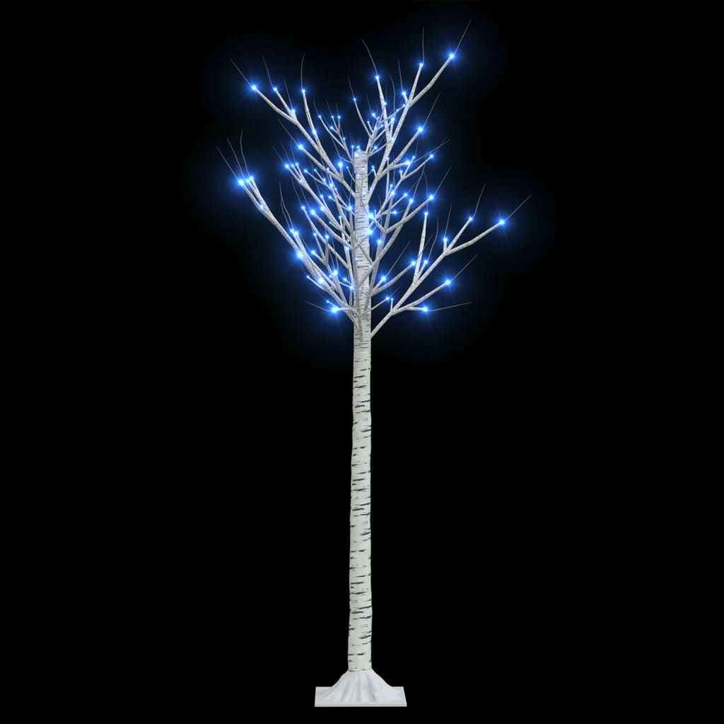 Sapin de noël 140 led bleues saule 1,5 m int/ext