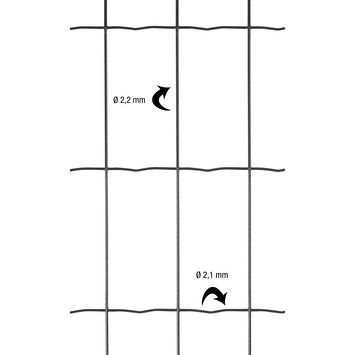 Betafence Pantanet Essential tuingaas 152cm x 25m antraciet