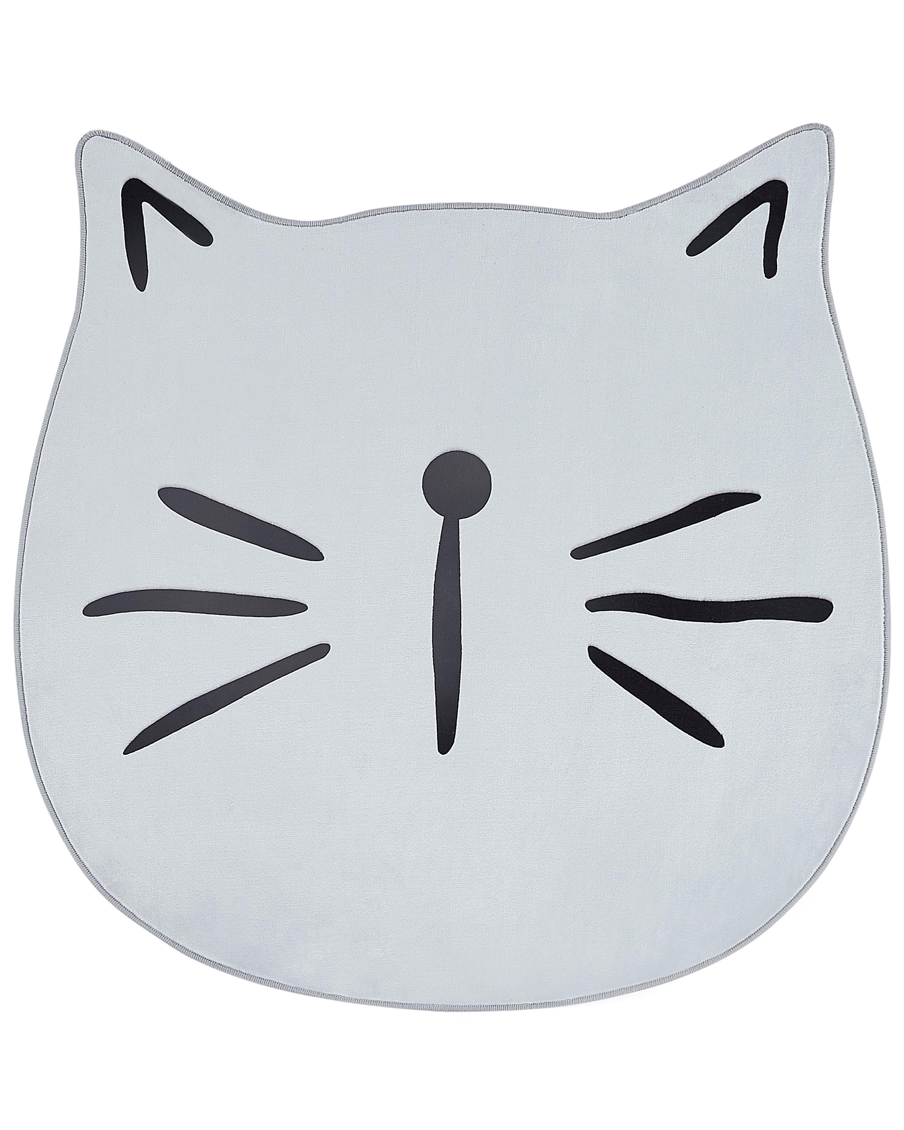 Kindervloerkleed KITTY Grijs ø 100 cm