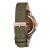 Nixon The Kensington Leather Rose Gold / Green A1082283